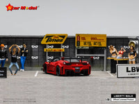 Star Model - LB-Silhouette Works Ferrari 458 GT - Red