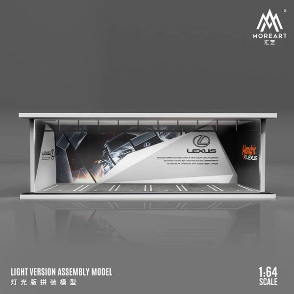MoreArt - Lexus Parking Lot Scene Diorama w/ Led Lighting