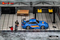 Star Model - Porsche 911 (993) RWB GT Wing "Blue Rauh" w/ Figures *Pre-Order*