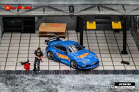 Star Model - Porsche 911 (993) RWB GT Wing "Blue Rauh" w/ Figures *Pre-Order*