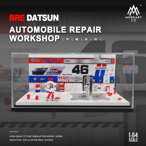 MoreArt - Automobile Repair Workshop Diorama "BRE"