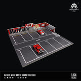 MoreArt - Marlboro Parking Lot Scene Diorama w/ Led Lighting
