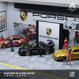 MoreArt - Porsche Car Showroom Diorama w/ Led Lighting *Pre-Order*