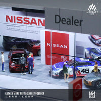 MoreArt - Nissan Car Showroom Diorama w/ Led Lighting