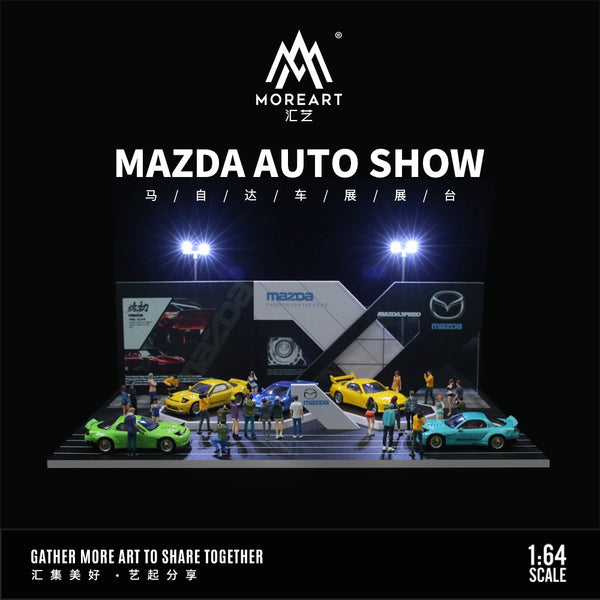 MoreArt - Mazda Auto Show Diorama w/ Led Lighting *Pre-Order*