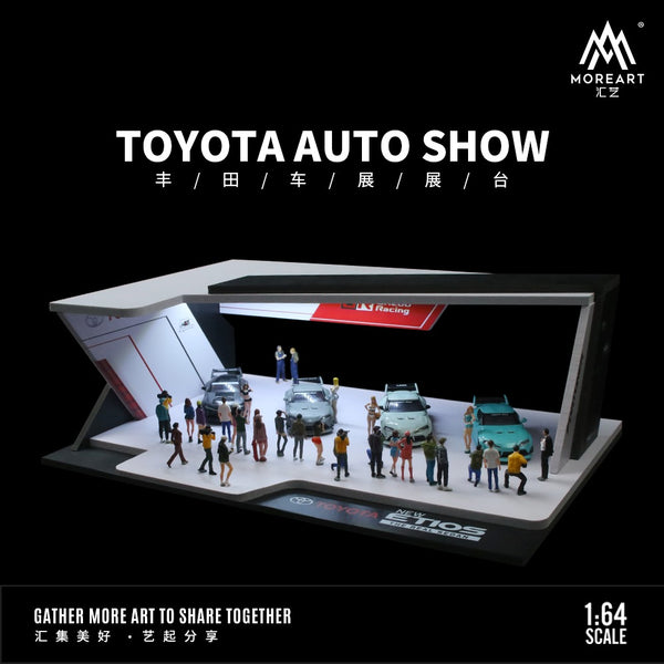 MoreArt - Toyota Auto Show Diorama w/ Led Lighting *Pre-Order*