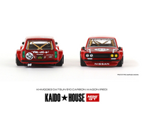 Kaido House x Mini GT - Datsun 510 Carbon Wagon (Red) *Sealed, Possibility of a Chase*