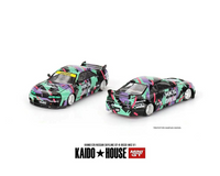 Kaido House x Mini GT - Nissan Skyline GT-R (R33) HKS V1 – Black Green *Sealed, Possibility of a Chase - Pre-Order*