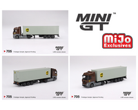 Mini GT - Mercedes-Benz Actros with 40 Ft Dry Container – UPS Europe *Pre-Order*