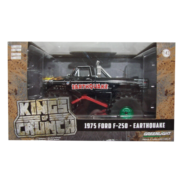 Greenlight - 1975 Ford F-250 "Earthquake" - 2020 Kings of Crunch Series *1/43 Scale - Chase*