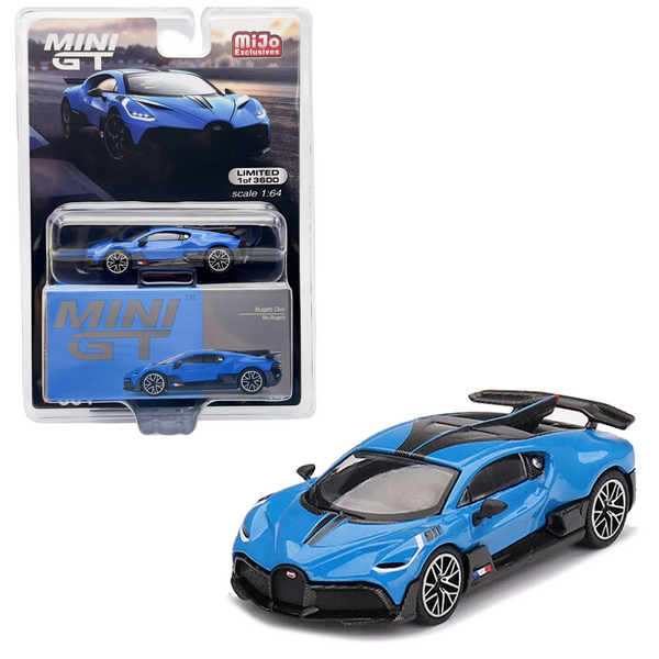 Mini GT - Bugatti Divo - Blu Bugatti