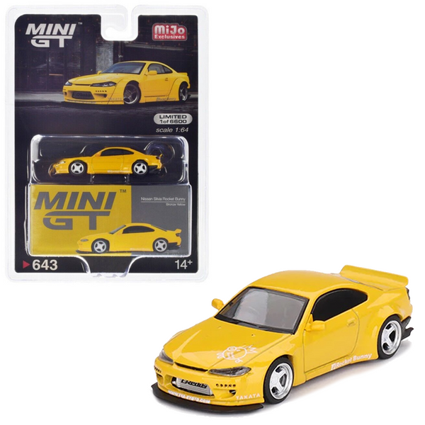Mini GT - Nissan Silvia (S15) Rocket Bunny - Bronze Yellow