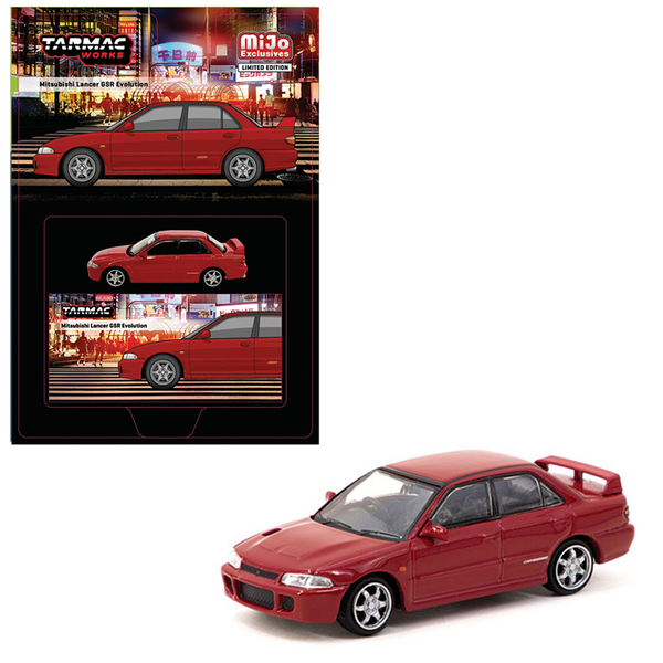 Tarmac Works - Mitsubishi Lancer GSR Evolution – Red *Pre-Order*