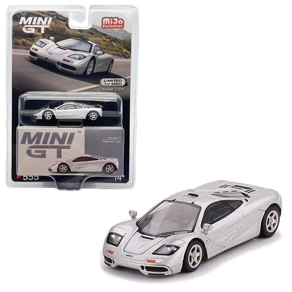 Mini GT - McLaren F1 - Magnesium Silver