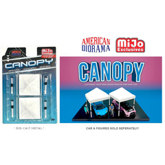 American Diorama - 2-Pack Canopy Set - White *MiJo Exclusive*