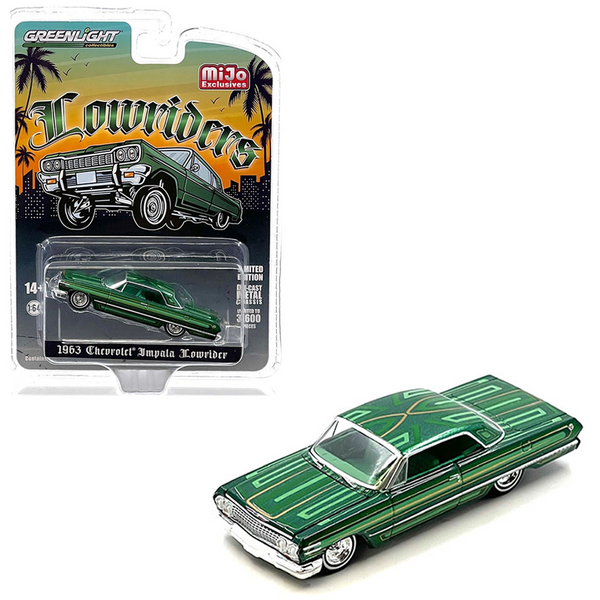 Greenlight - 1964 Chevrolet Impala Lowrider - Green - 2024 Lowriders Series
