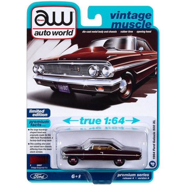Auto World - 1964 Ford Galaxie 500 XL - 2023 Vintage Muscle Series