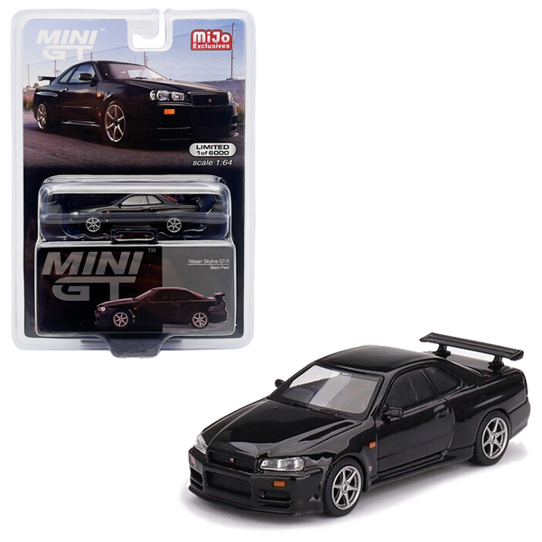 Mini GT - Nissan Skyline GT-R (R34) - Black Pearl