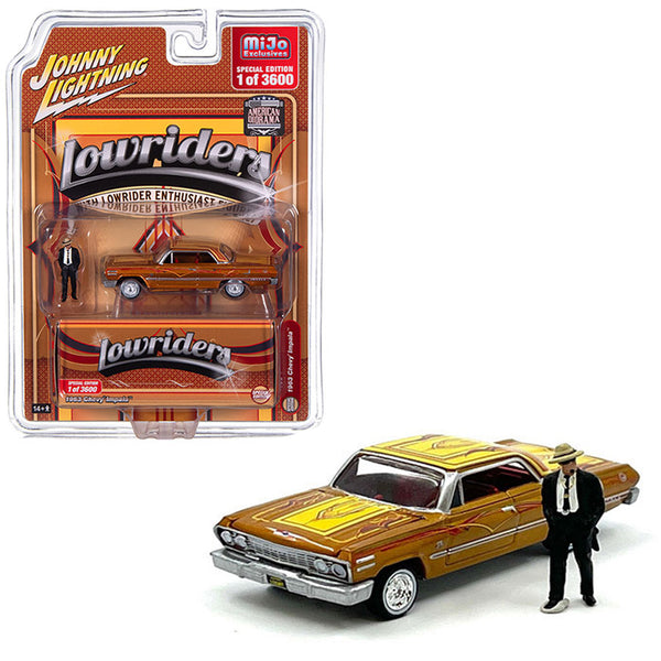 Johnny Lightning X American Diorama - 1963 Chevrolet Impala w/ Figure - 2024 Lowriders Series