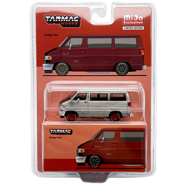 Tarmac Works - Dodge Van - Red *Chase*