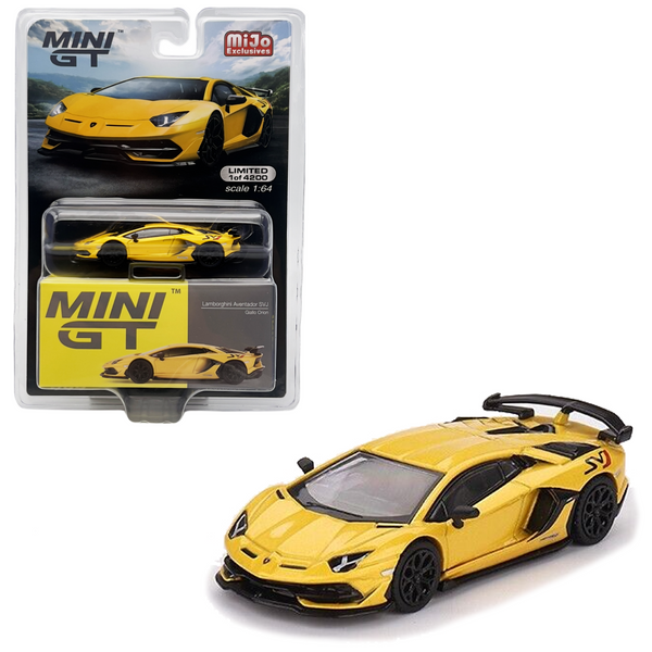 Mini GT - Lamborghini Aventador SVJ - Giallo Orion