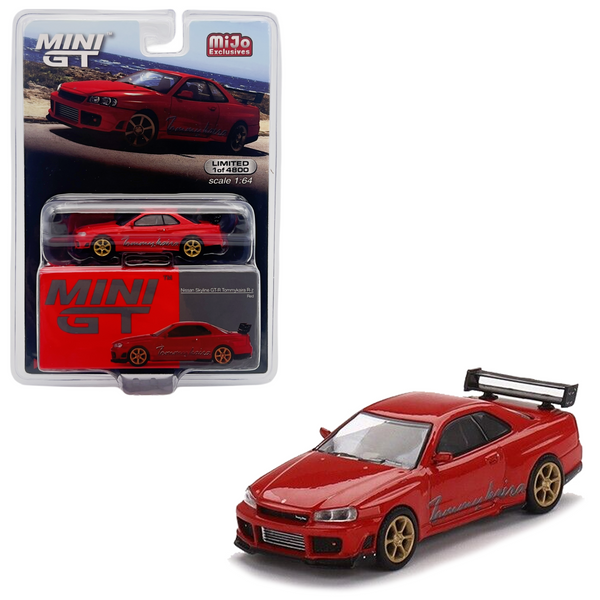 Mini GT - Nissan Skyline GT-R (R34) Tommykaira R-Z - Red