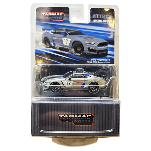 Tarmac Works - Ford Mustang GT4 SEMA 2016 Presentation (Grey) - Global64 Series *Special Edition - Chase*