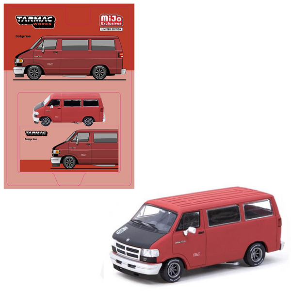 Tarmac Works - Dodge Van - Red