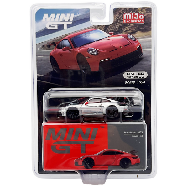 Mini GT - Porsche 911 (992) GT3 - Guards Red *Chase*