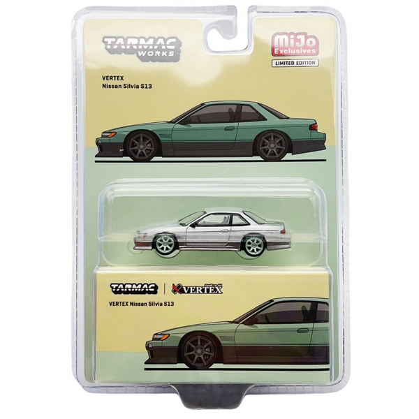 Tarmac Works - Vertex Nissan Silvia S13 - Green *Chase*