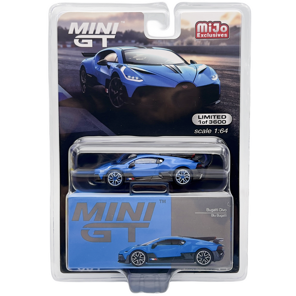 Mini GT - Bugatti Divo - Blu Bugatti *Chase*