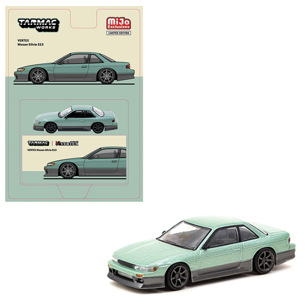 Tarmac Works - Vertex Nissan Silvia S13 - Green *Pre-Order*