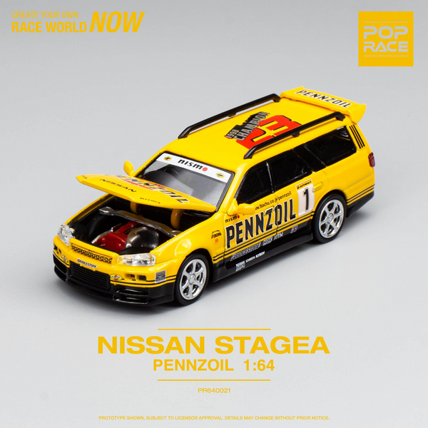 Pop Race - Nissan Stagea R34 - Pennzoil