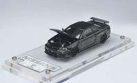 Time Top - Nissan Skyline GT-R (R34) "Full Carbon" w/ Figure & Gift Box