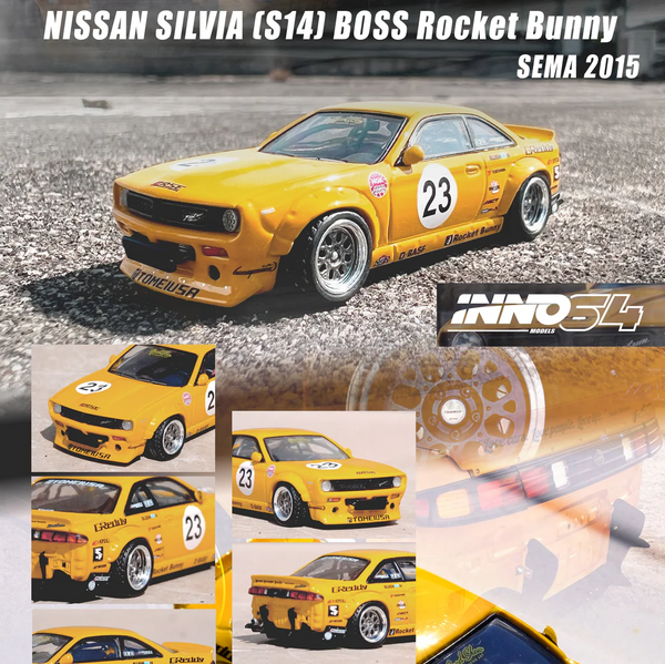 INNO64 - Nissan Silvia (S14) Boss "Rocket Bunny" Sema 2015 *Pre-Order*