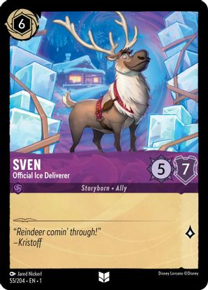 Lorcana - Sven (Official Ice Deliverer) - 55/204 - Uncommon - The First Chapter