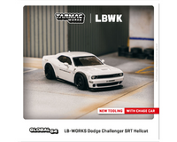 Tarmac Works - LB-Works Dodge Challenger SRT Hellcat - Global64 Series *Sealed, Possibility of a Chase Car*