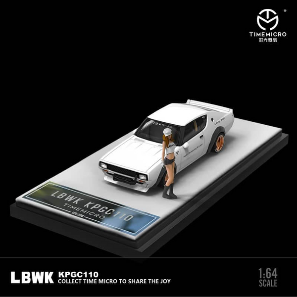 Time Micro - LBWK Nissan Skyline 2000 GT-R (KPCG110) w/ Figure