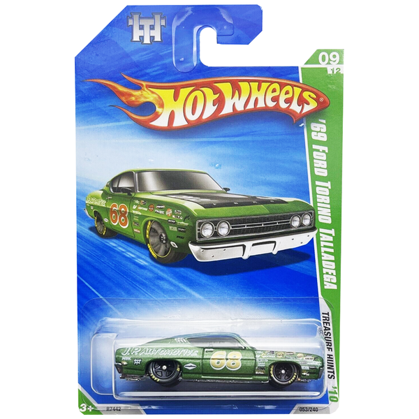 Hot Wheels - '69 Ford Torino Talladega - 2010 *Treasure Hunt* -Clear Window Variation-