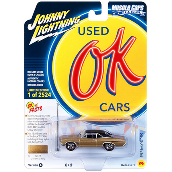Johnny Lightning - 1967 Buick GSX 400 - 2023 OK Used Cars Series