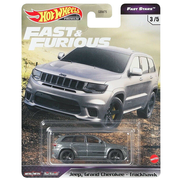 Hot Wheels - Jeep Grand Cherokee Trackhawk - 2021 F&F Fast Stars Series