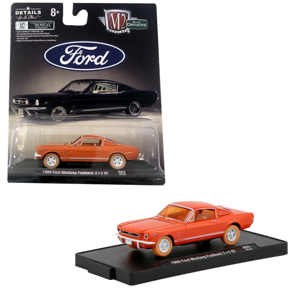 M2 Machines - 1966 Ford Mustang Fastback 2+2 GT - 2020 Auto-Drivers Series *Chase*