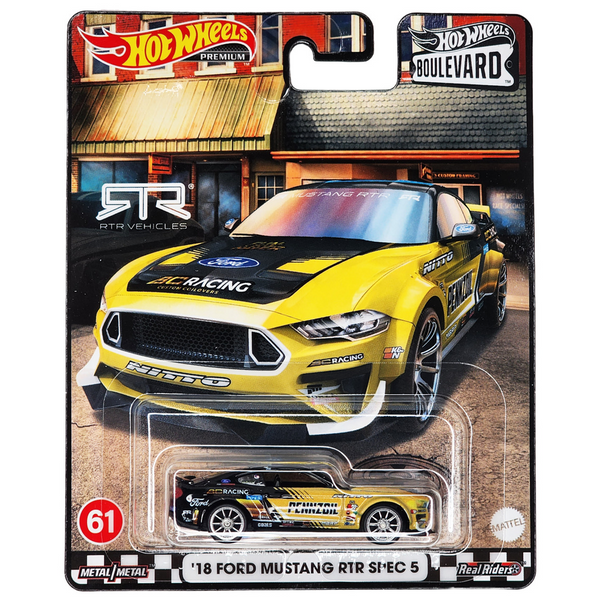 Hot Wheels - '18 Ford Mustang RTR Spec 5 - 2022 Boulevard Series