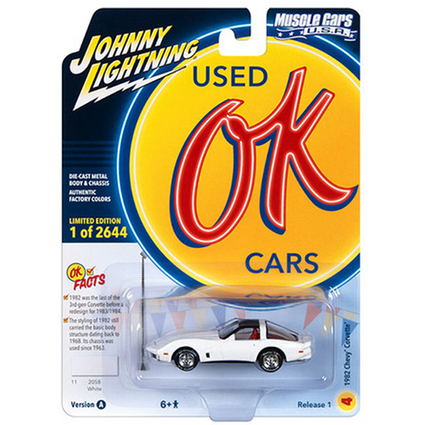 Johnny Lightning - 1982 Chevy Corvette - 2023 OK Used Cars Series