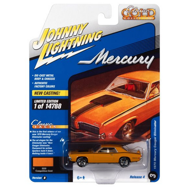 Johnny Lightning - 1970 Mercury Cougar Eliminator - 2021 Classic Gold Series