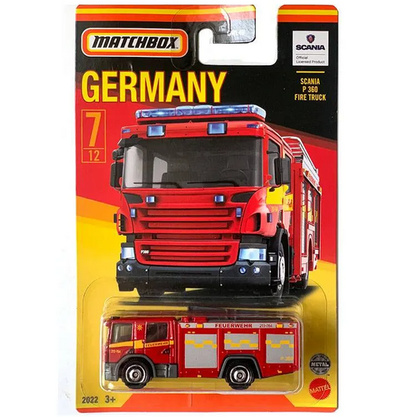 Matchbox - Scania P 360 Fire Truck - 2022 Germany Collection Serie
