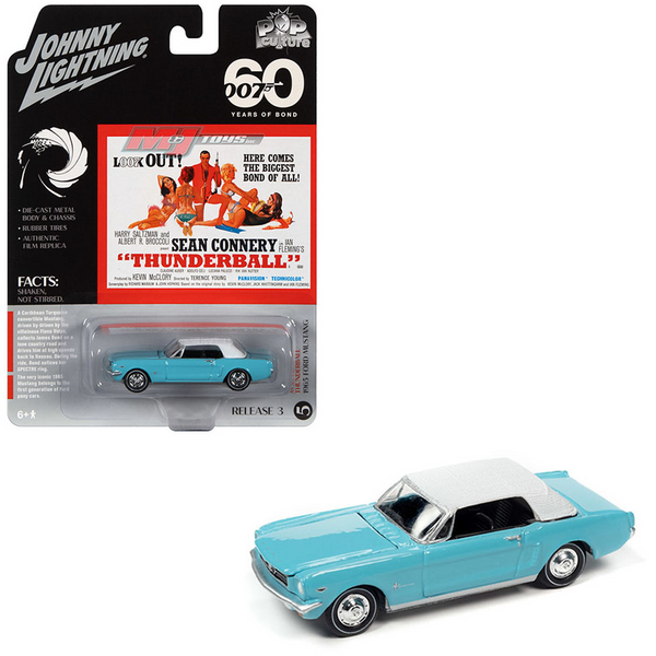 Johnny Lightning - 1965 Ford Mustang - 2022 Pop Culture Series