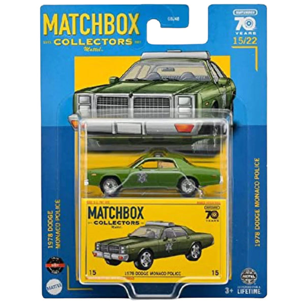 Matchbox - 1978 Dodge Monaco Police - 2023 Collectors Series