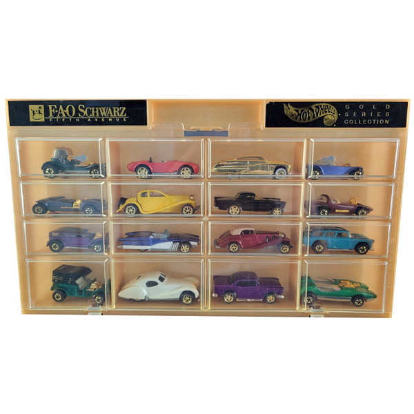 Hot Wheels - FAO Schwarz Gold Series Collection - 1994 *FAO Schwarz Exclusive - Limited to 3000 Units*