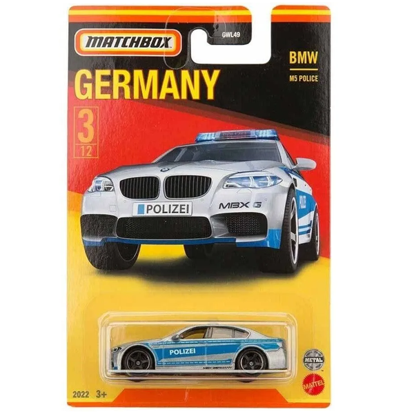 Matchbox - BMW M5 Police - 2022 Germany Collection Serie